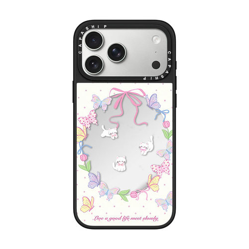 CA适用苹果17iPhone14plus16镜面13promax15磁吸可爱卡通猫咪手机壳12防摔11新款高级感xr少女心男女保护套
