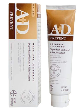 美国进口正品AD新生婴儿宝宝修护肤霜护臀膏4oz尿布红屁屁113g