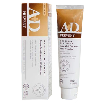 美国进口正品AD新生婴儿宝宝修护肤霜护臀膏4oz尿布红屁屁113g