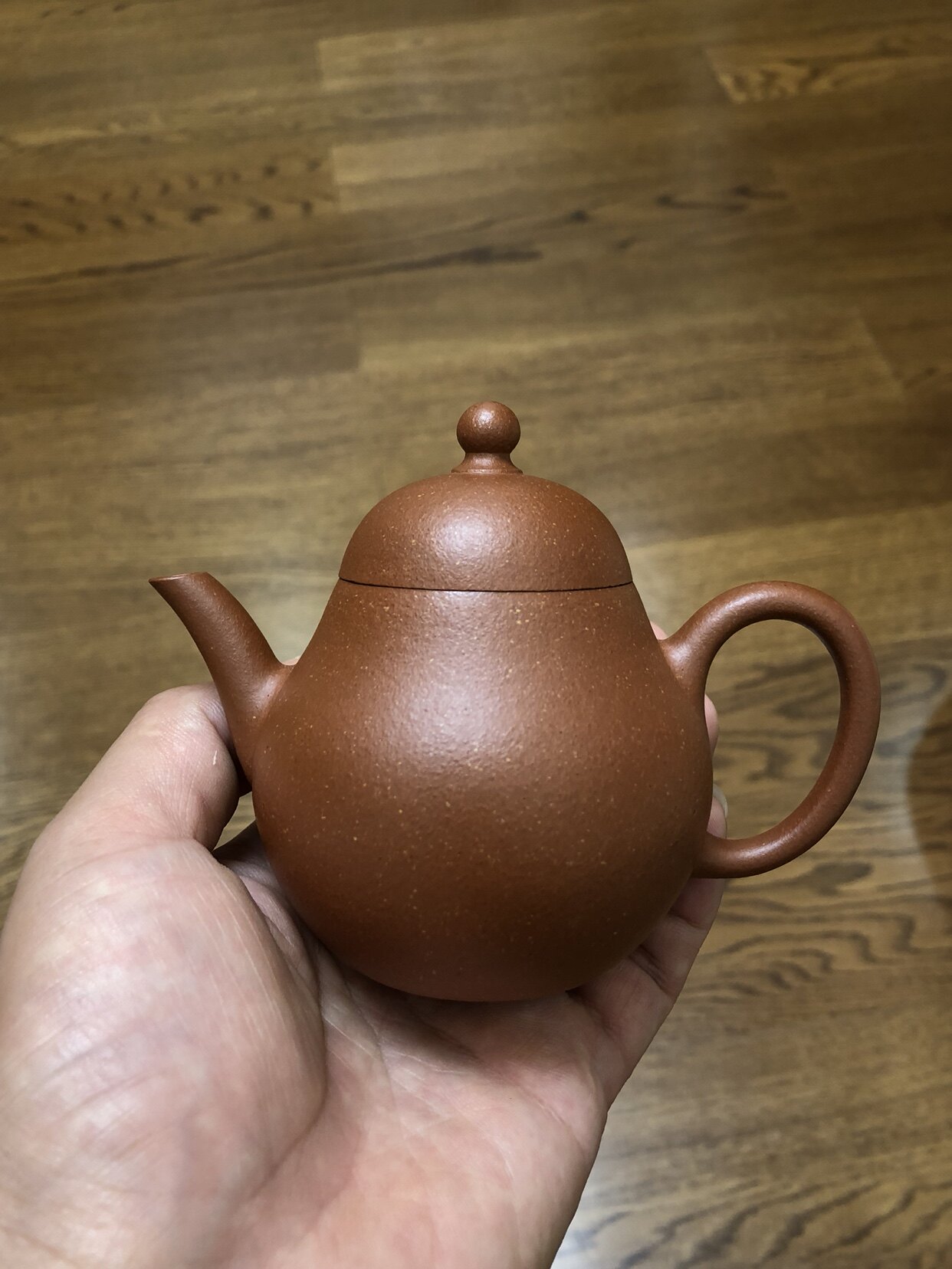 宜兴紫砂周路健降坡泥紫砂壶全纯手工茶壶小品单人高梨壶正品包邮