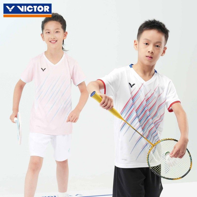 VICTOR威克多羽毛球服胜利儿童款吸汗舒适训练运动T恤T-62022,运动/瑜伽/健身/球迷用品,羽毛球上装,淘宝优惠券,粉丝福利购,淘宝优惠卷