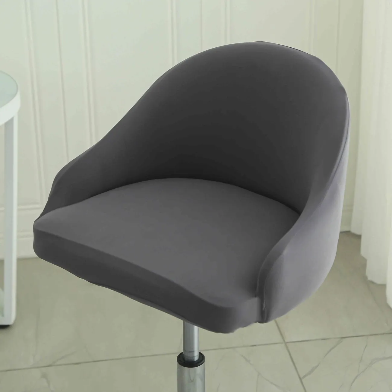 圆弧形弹力椅子套罩旋转升降酒吧高脚座办公电脑美容唱吧KTV凳套