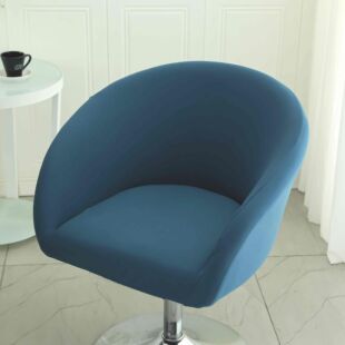 通用圆弧形椅子套罩旋转酒吧台高脚凳子套办公接待电脑唱歌座椅套