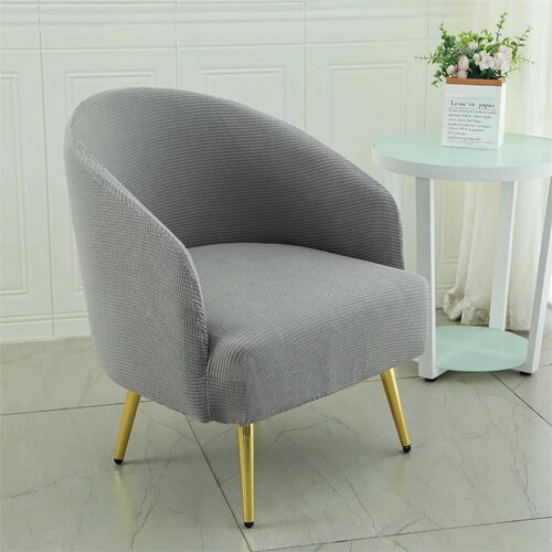 半圆弧形网红单人沙发套