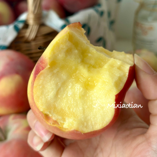 米小田 顺丰新疆阿克苏樱桃小苹果天虹二号脆甜多汁礼盒 宜冷藏