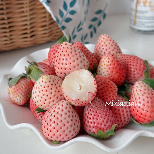 米小田 需冷藏 顺丰空运云南抚仙湖高山露天水蜜桃草莓粉玉桃熏甜