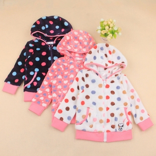 断码清仓 史努比专柜正品童装 女童春秋珊瑚绒针织外套50703