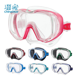 TUSA M3001潜水面镜玻璃侧窗水下面罩视野广专业水肺深潜眼镜日本