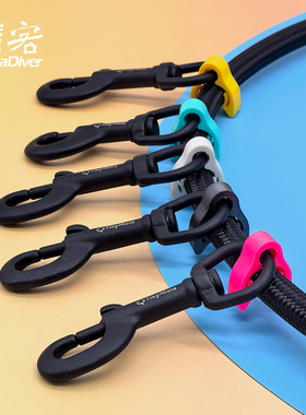 TinyMola潜水管夹挂钩二级头固定管线配件残压表快卸单头钩3D打印