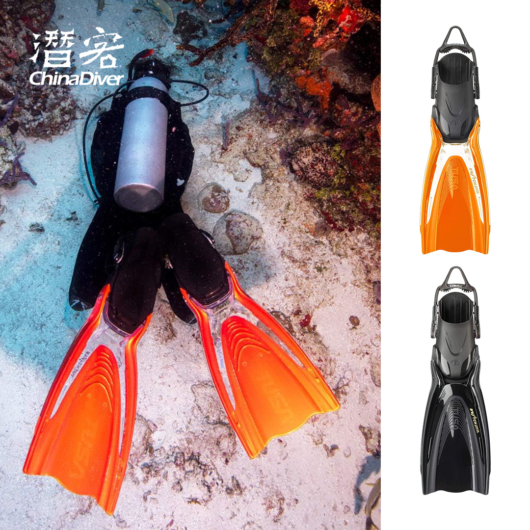 TUSA专业潜水脚蹼灵敏水肺蛙鞋硬