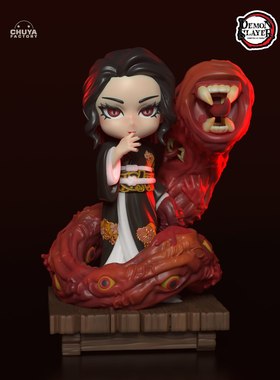 《鬼灭之刃》鬼舞辻无惨 Chuya版 已分件 3D模型Stl文件