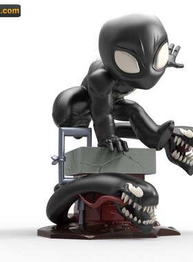 Q版共生体蜘蛛侠Symbiote Spider-Man 3D打印模型stl数据文件