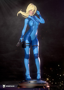 《银河战士》萨姆斯·阿兰(三体) 已分件 3D模型stl数据文件