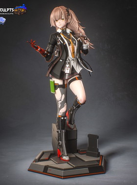 少女前线2 %莱娅(含支撑) Shinobu版 ‌已分件 3D模型Stl文件