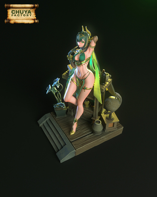 《原神》奈芙尔(含支撑) Chuya版 已分件 3D模型Stl文件