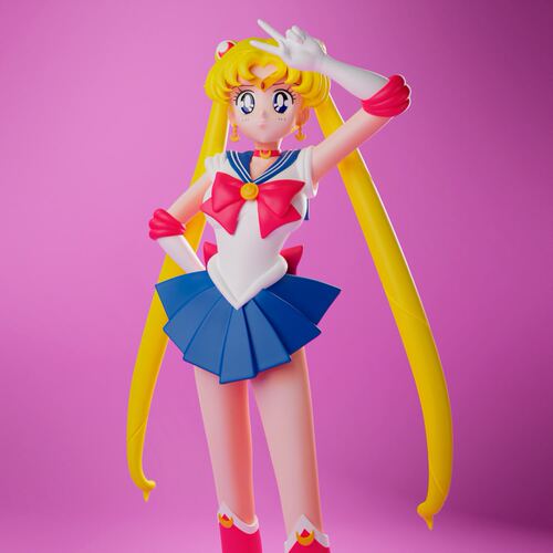 《美少女战士》月野兔&金木水火星 已分件 3D模型stl文件