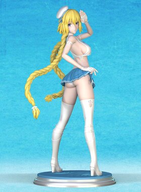 《FateGrand Order》贞德(双体版) 已分件 3D模型stl文件