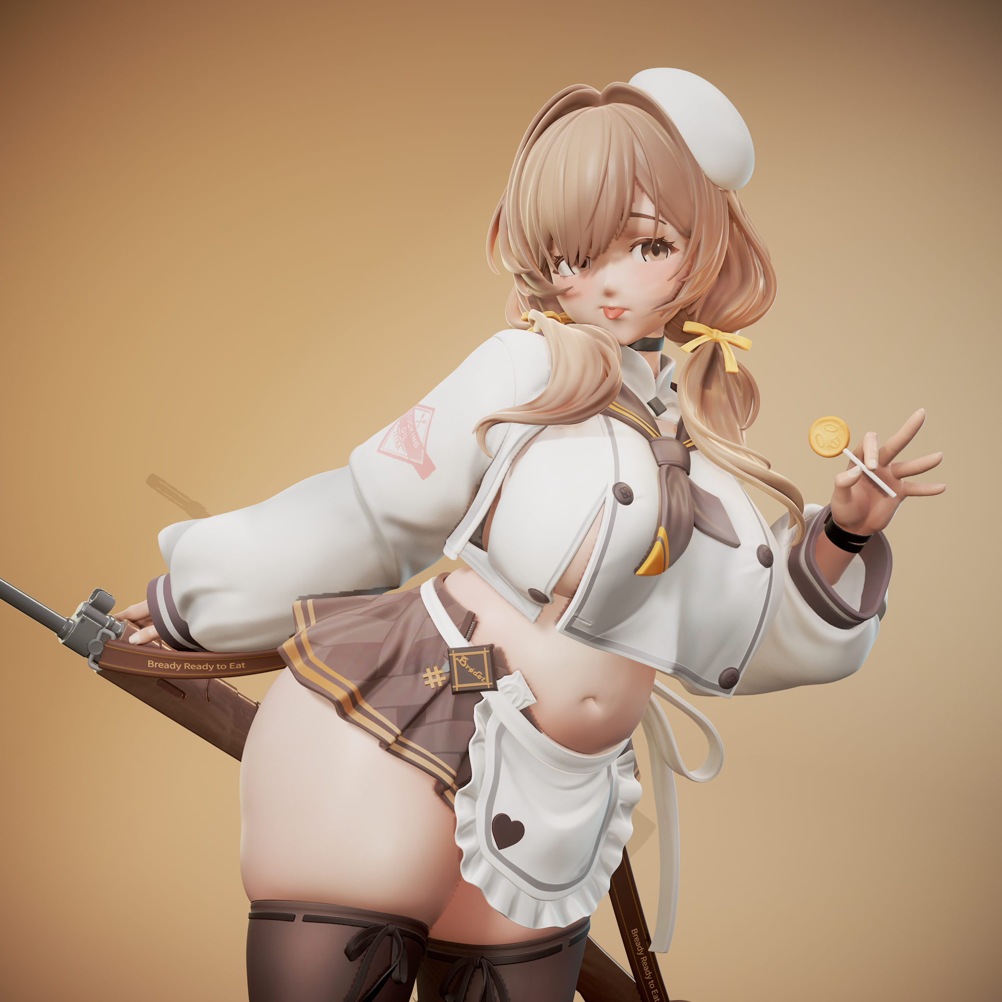 《胜利女神》布蕾德 Rubim版 已分件 3D模型Stl文件
