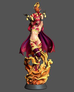 《魔兽世界》阿莱克丝塔萨 已分件 3D模型Stl文件
