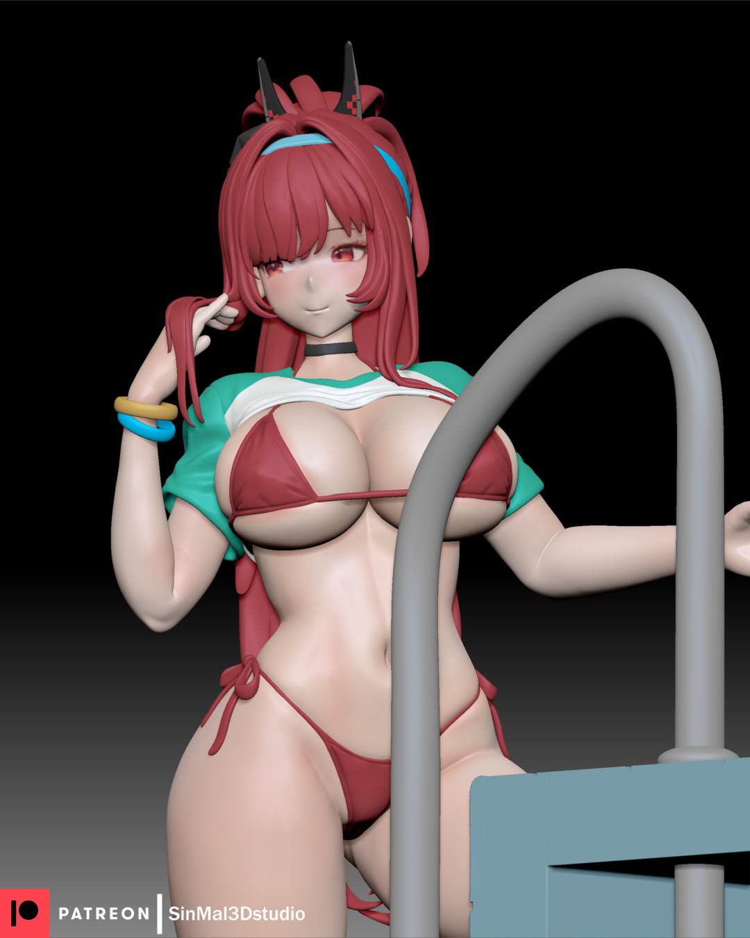 《胜利女神》拉毗 Sin3D版 已分件 3D模型Stl文件