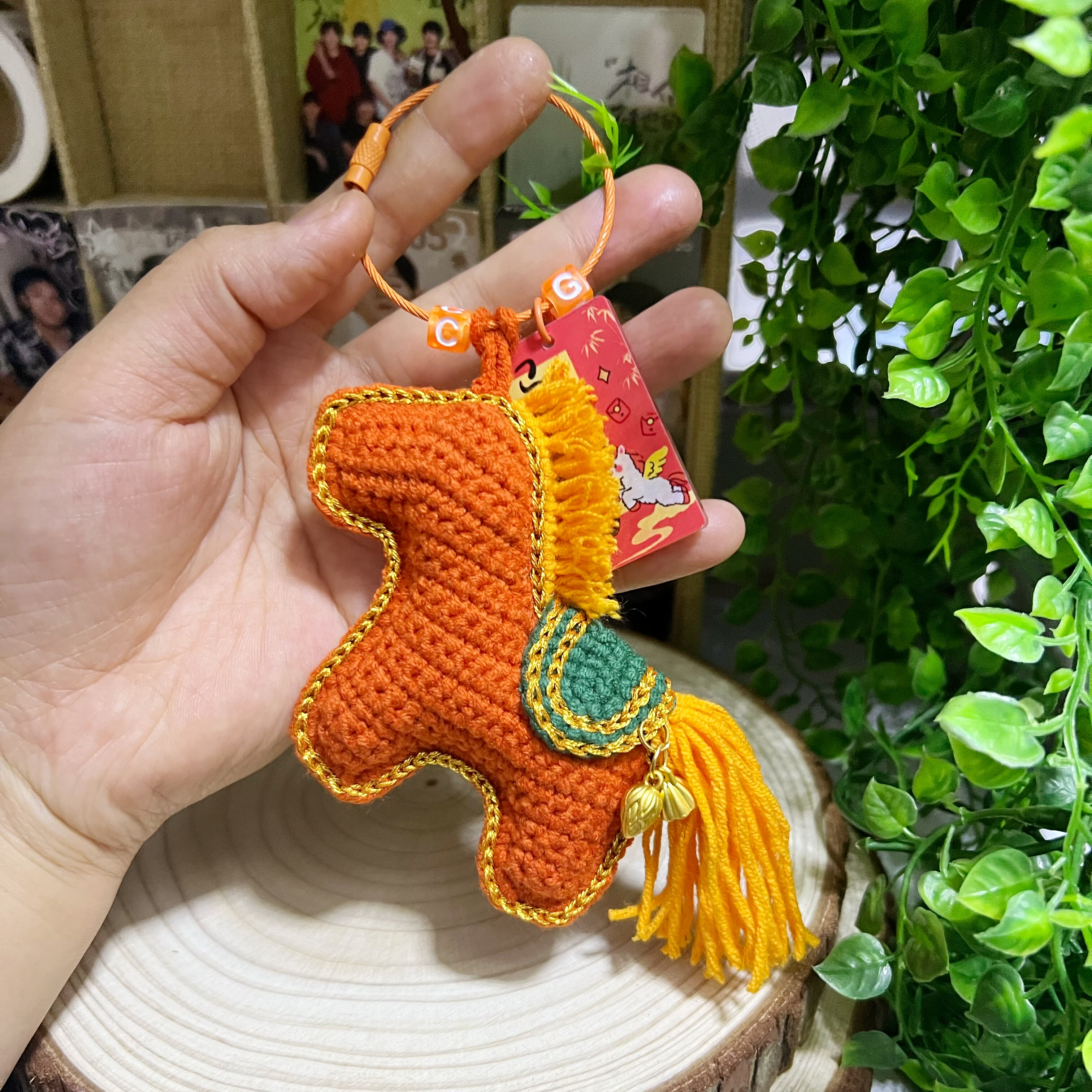 【成品】毛线钩织可爱小马挂件钥匙扣包包挂饰情人节礼物,服饰配件/皮带/帽子/围巾,DIY编织材料包,淘宝优惠券,粉丝福利购,淘宝优惠卷