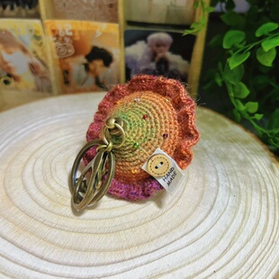 【成品】毛线钩织可爱毒蘑菇挂件钥匙扣包包挂饰情人节礼物