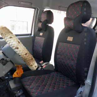 汽车座套T2SEV鑫源T50EV新能源电动厢货微卡三明治网仿真丝T20EV