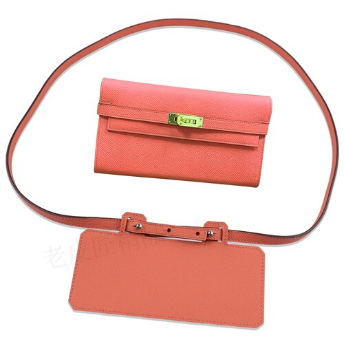 适用于Kell龙虾粉钱夹Constance钱包改造皮肩带可单肩斜跨包带