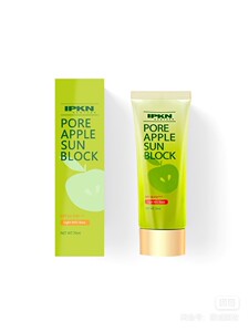 IPKN/忆可恩韩国新包装青苹果防晒霜SPF34隔离毛孔清爽妆前提亮女