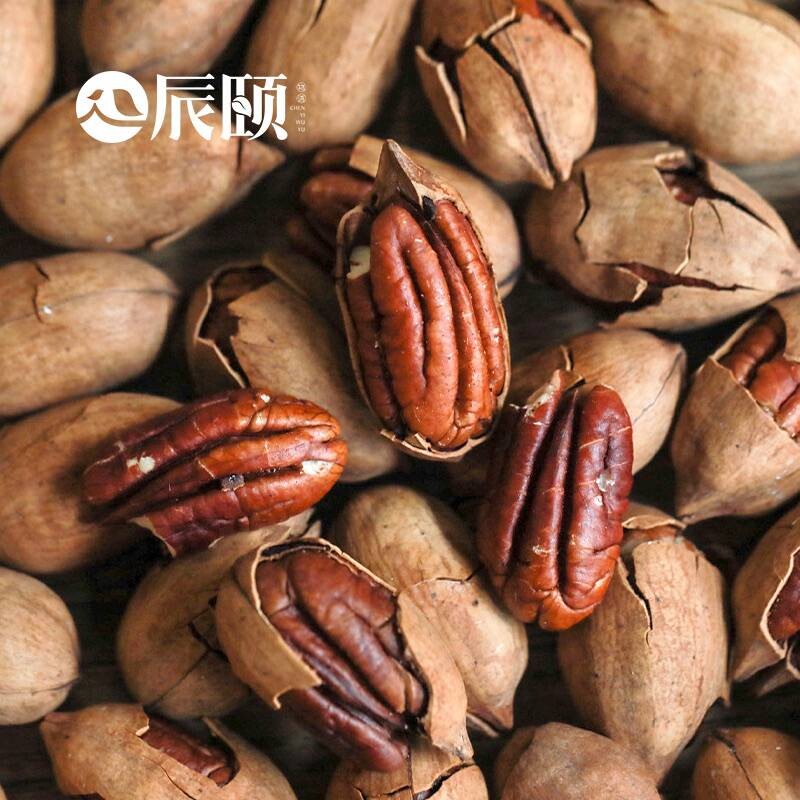 辰颐物语碧根果仁长寿果山核桃仁210g*2袋烘焙零食品手剥干果正品