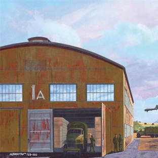 PIT-ROAD军事基地兵营仓库模型