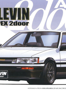 津卫模谷 富士美 04649 1/24 丰田 AE86 Levin1600 GT APEX 后期