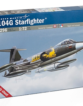 津卫模谷 意大利Italeri 1296 1/72F-104G STARFIGHTER星式战斗机