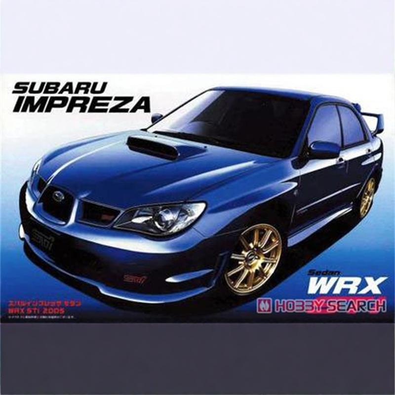 富士美拼装车模斯巴鲁WRXSti