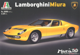 津卫模谷 意大利 ITALERI 3686 1/24兰博基尼/林宝坚尼MIURA 拼装