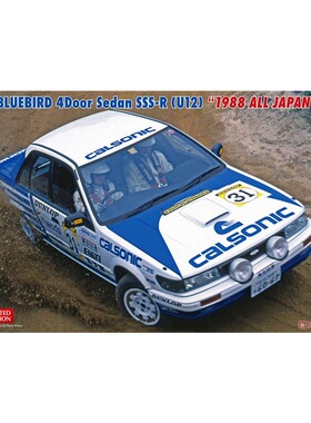 津卫模谷 长谷川20470 1/24 Nissan Bluebird4dr Sedan SSS-R 88