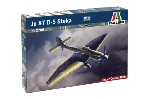 ITALERI拼装模型JU87D-5斯图卡