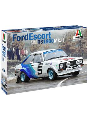 津卫模谷 意大利ITALERI 3655 1/24福特FORD ESCORT RS1800 Mk.II