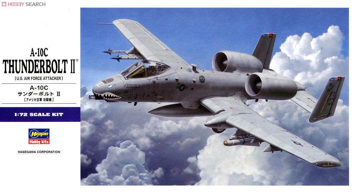 津卫模谷 长谷川 01573 1/72 美国 a-10c 雷电ii 攻击机 拼装模型