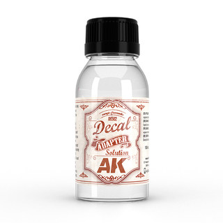 津卫模谷 西班牙 AK582 拼装模型 水贴纸 软化剂 胶水 100ml