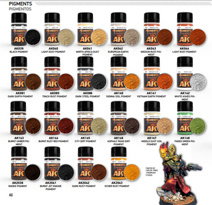 津卫模谷 西班牙AK039-2043 旧化天然土 固定液拼装模型场景制作