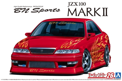 青岛社拼装汽车模型丰田JZX100