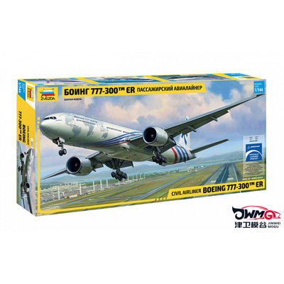 波音777-300客机拼装模型ZVEZDA