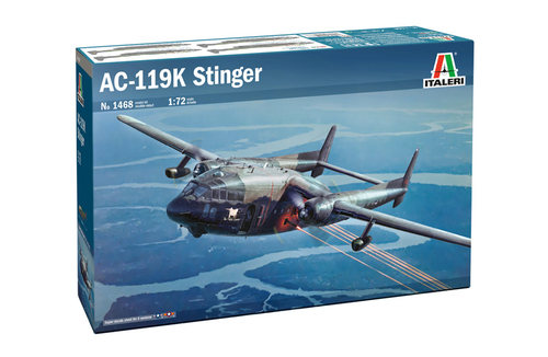 Italeri拼装飞机模型AC-119K毒刺