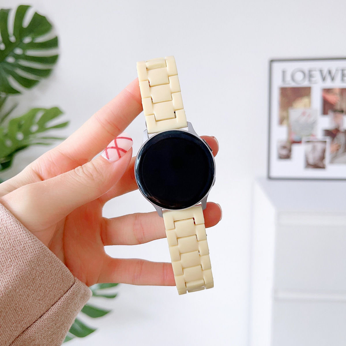 适用小米8/9pro表带糖果色亚克力表带s4s3s2红米watch4/5新款表带