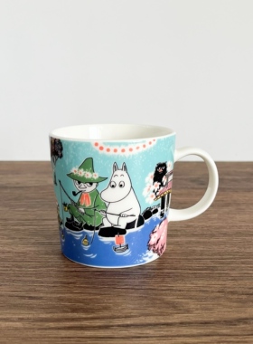 日本代购Arabia Moomin姆明2026年日本限定Simple Joy陶瓷马克杯