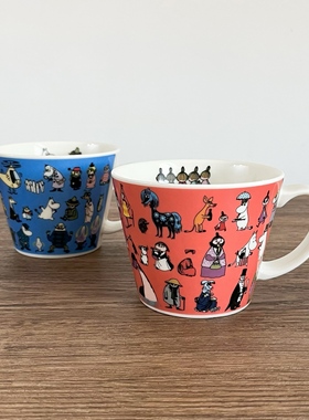 Cola Bebe日本姆明Moomin80周年全明星YAMAKA马克杯进口餐具
