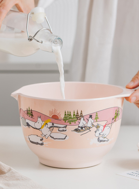 Cola Bebe姆明Moomin沙拉碗搅拌碗打蛋碗辅食烘焙工具厨房用zicco