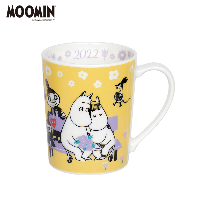 Cola Bebe日本制姆明Moomin2022年纪念款马克杯陶瓷杯餐盘