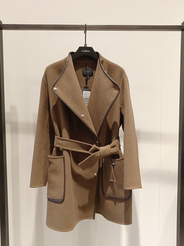 恩派雅正品国内代购羊毛羊绒双面呢高欢气质通勤大衣XZHIW8204AC